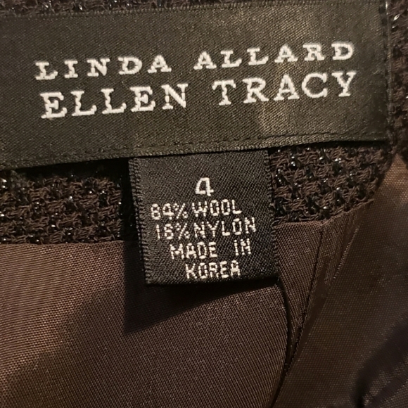 LINDA ALLARD ELLEN TRACY BLAZER & SKIRT SET SIZE 4 - Picture 10 of 10